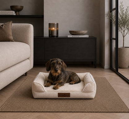 Max&Mand Orthopedische Hondenmand Beige – S (60 × 40 × 15 cm)