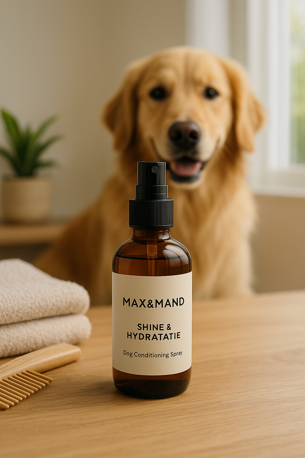 Conditioner Spray voor Honden – Zachte, glanzende vacht zonder chemische toevoegingen