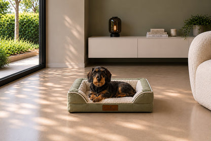 Max&Mand Orthopedische Hondenmand Groen – S (60 × 40 × 15 cm)