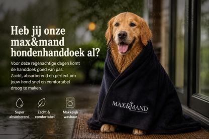 Max&Mand Microvezel Hondenhanddoek 140x70cm
