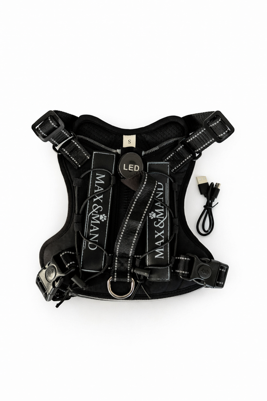 Max&Mand LED Hondentuig Oplaadbaar & Goed Zichtbaar in het Donker