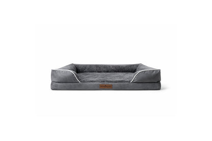 Max&Mand Orthopedische Hondenmand Donkergrijs – M (76 × 50 × 18 cm)