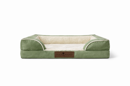 Max&Mand Orthopedische Hondenmand Groen – M (76 × 50 × 18 cm)