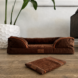 Max&Mand Losse Hoes Orthopedische Hondenmand Chocoladebruin