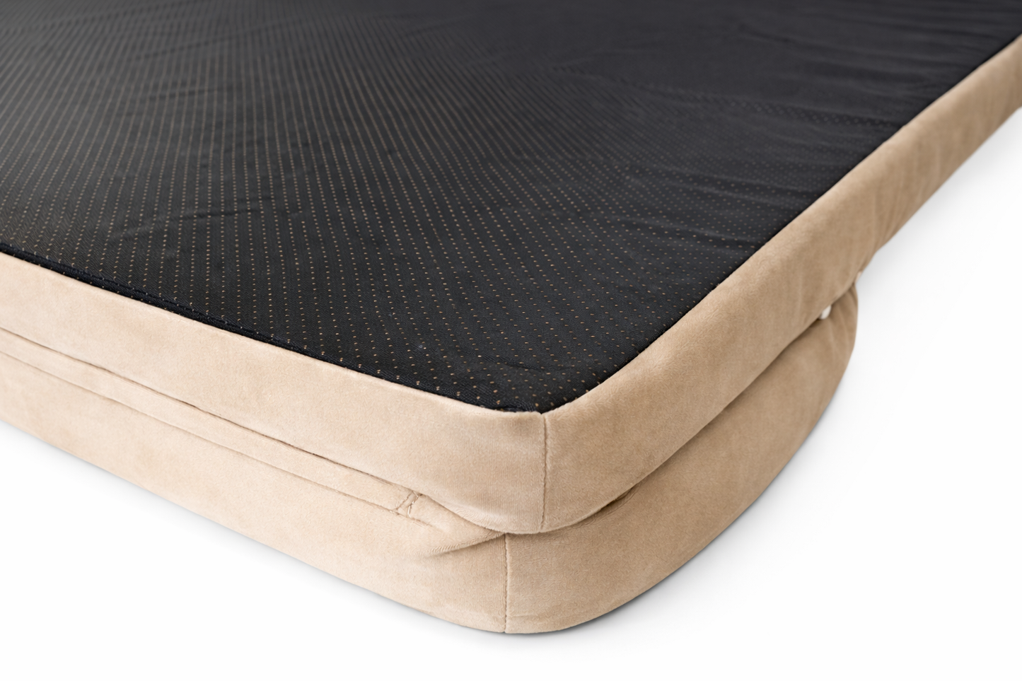Max&Mand Orthopedische Hondenmand Beige – M (76 × 50 × 18 cm)