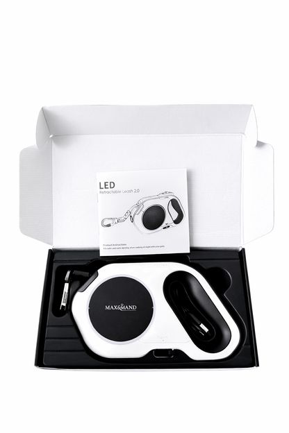 Max&Mand LED Hondenriem 5 Meter met Zaklamp Oplaadbaar