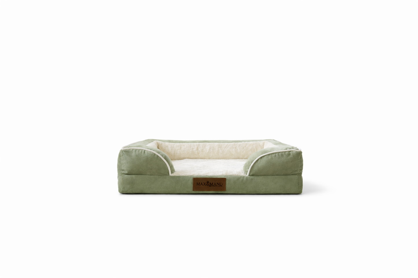 Max&Mand Orthopedische Hondenmand Groen – S (60 × 40 × 15 cm)