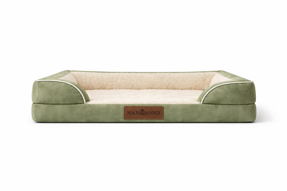 Max&Mand Orthopedische Hondenmand Groen – XL (134 × 106 × 22 cm)