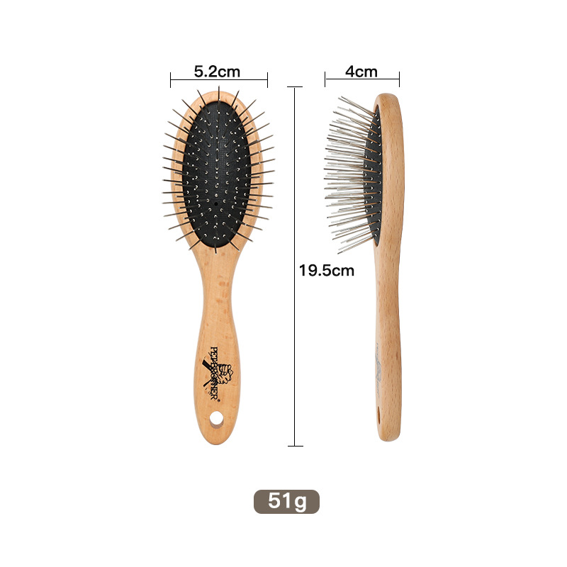 Hondenverzorgingsborstel – Zachte dagelijkse vachtverzorging zonder trekken