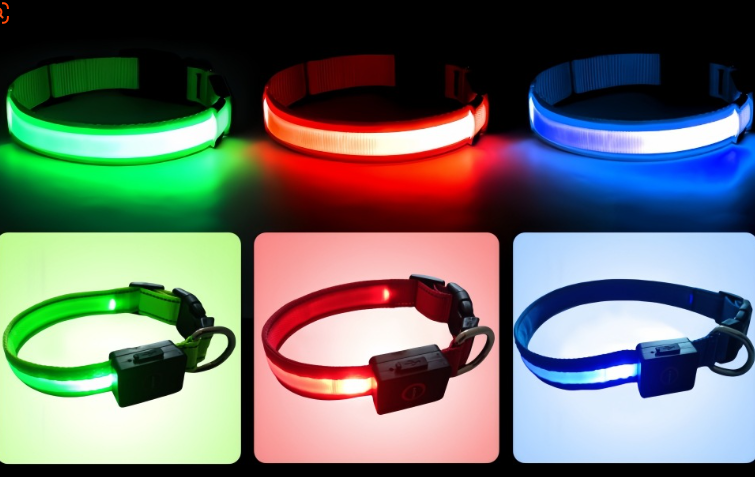 LED Halsband voor Honden – Veilig zichtbaar tijdens elke wandeling in het donker