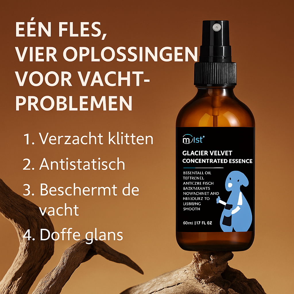 Conditioner Spray voor Honden – Zachte, glanzende vacht zonder chemische toevoegingen
