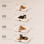 Matengids beige hondenmand